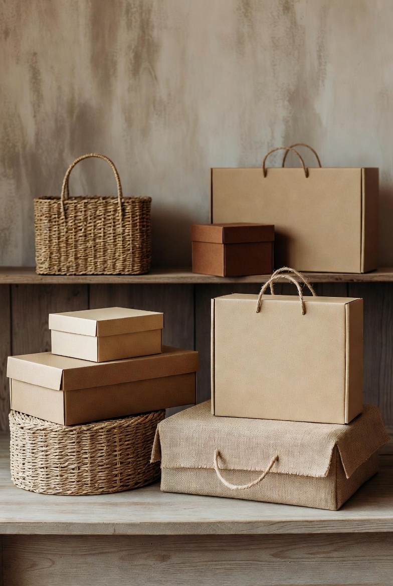 Sustainable cardboard boxes