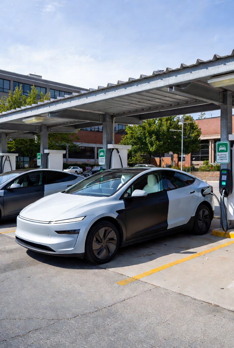 Electric vehicle delivery truck