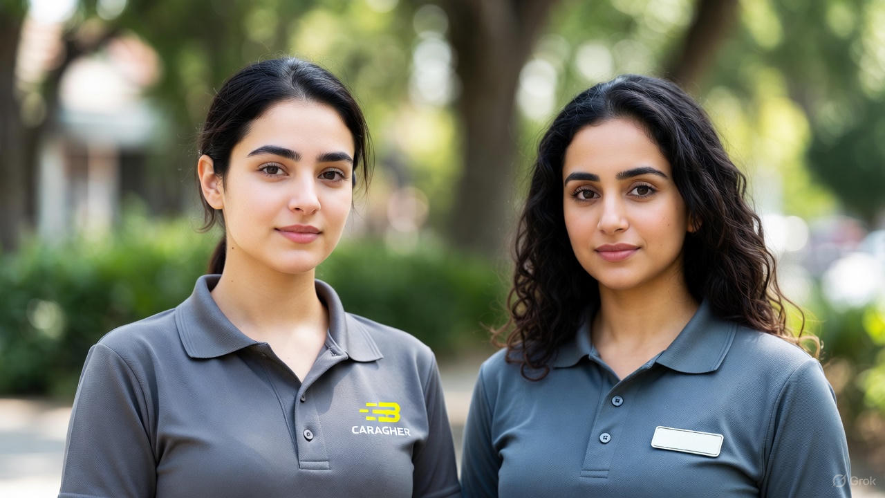 Woman handling a package